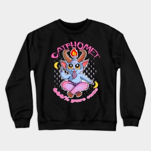 baphomet cute Crewneck Sweatshirt